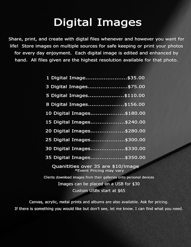 2025 Digital Pricing for Website